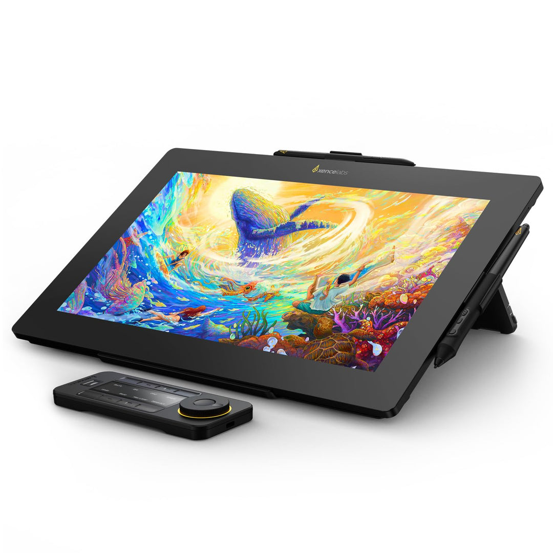 Xencelabs Pen Display 16 Bundle 4K OLED Professionelle Grafiktablett mit Display 16 Zoll Grafik-Disp