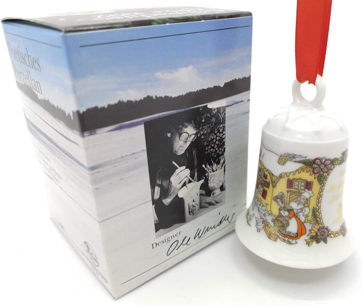Hutschenreuther - Weihnachtsglocke 1992 - Glocke aus Porzellan - NEU - OVP