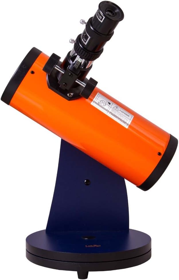 Levenhuk LabZZ D1 Einfach Zu Bedienendes Teleskop für Kinder mit Drehbarer Tisch-Dobson-Montierung u