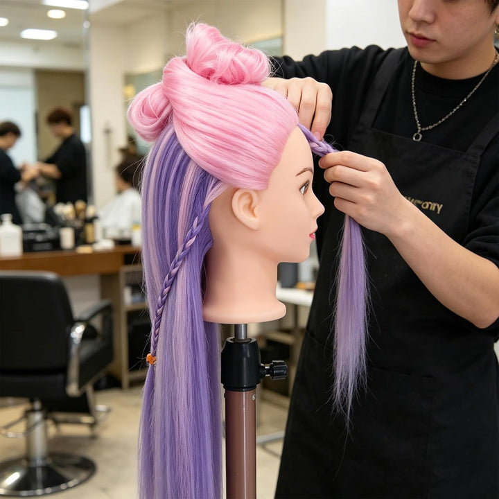 29 Zoll Trainingsköpfe für Friseure Übungskopf Friseurkopf Friseursalon Puppenkopf Friseur Mannequin