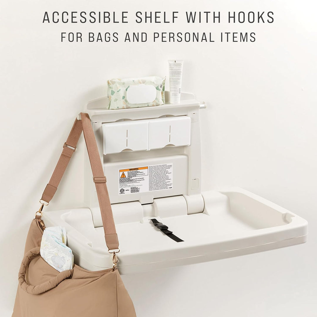 Rubbermaid Commercial Products FG781888LPLAT Horizontale Baby-Wickelstation Modern, Modern