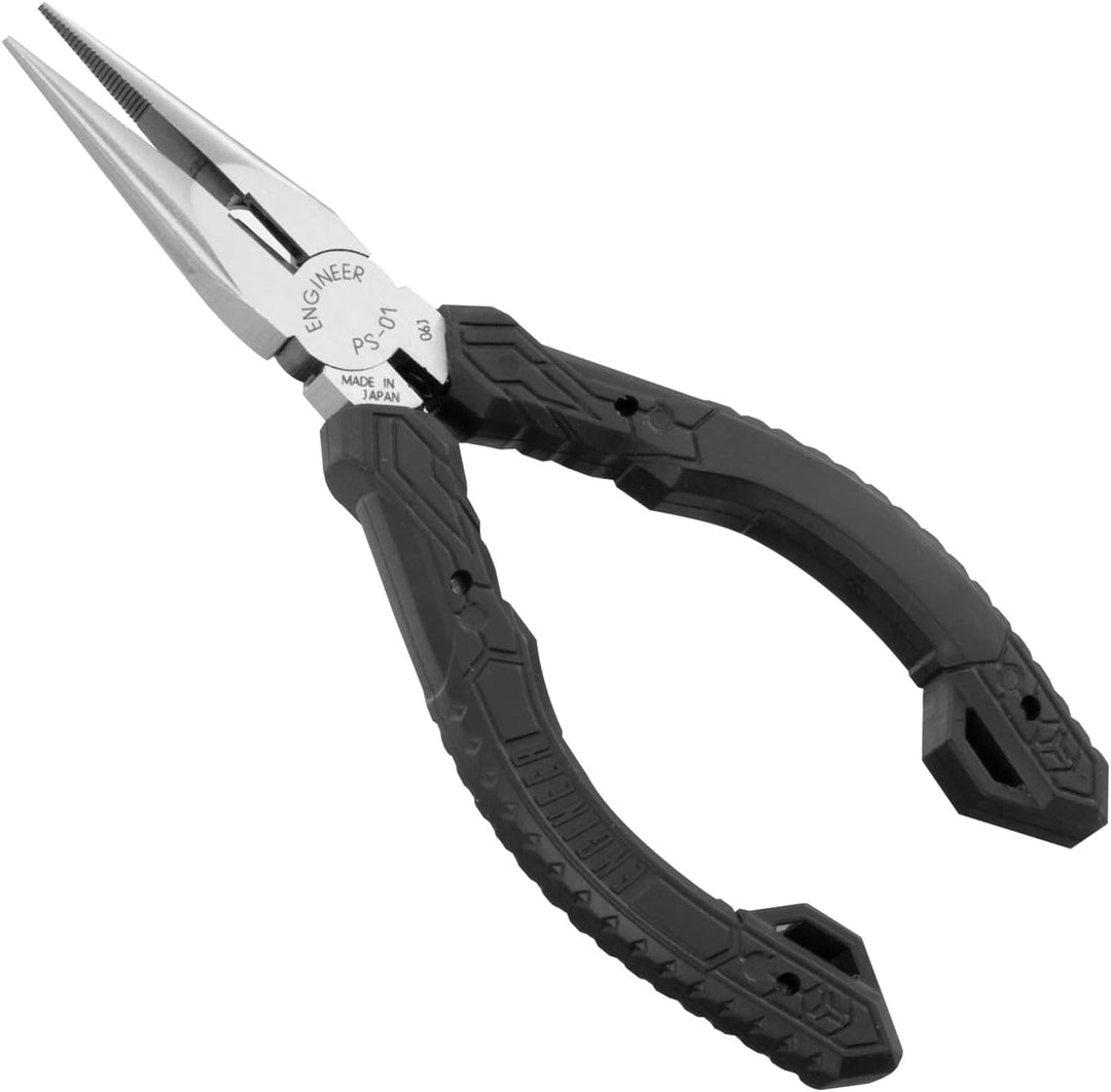 Kompakte Spitzzange für Präzisionsarbeiten, mit ESD-Schutz Griffen und Seitenschneider aus Karbonsta