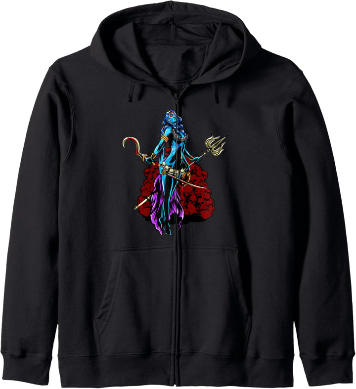 Kali, Indien Alte Hindu Mythologie Göttin des Todes Kapuzenjacke