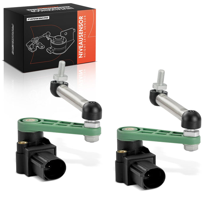 Frankberg 2x Niveausensor Höhensensor Hinten Kompatibel mit T-o-u-a-r-e-g 7P5 7P6 3.0L-4.2L 2010-201