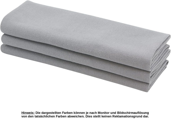 Daloual 9X Geschirrtuch/Küchentuch/Putztuch/Poliertuch aus 100% Baumwolle in grau