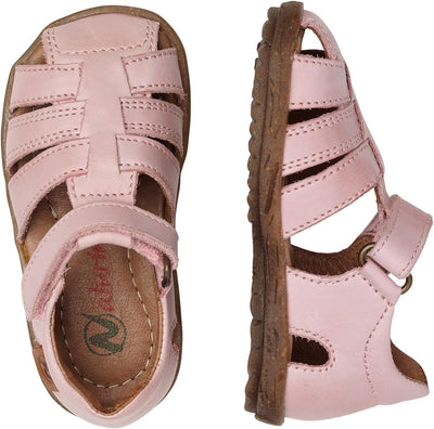 Naturino SEE-Halboffener Lederschuh-Taupe 34 EU Hellrosa, 34 EU Hellrosa