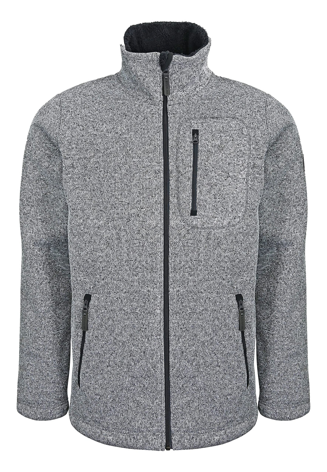 ELKLINE Herren Strickfleecejacke Fat Chance 1013043 XXL white - black, XXL white - black