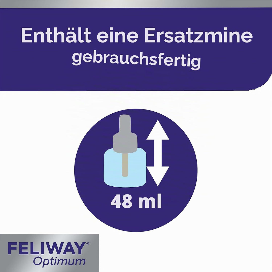 Feliway Optimum Ersatz 48 ml, Standard, 1.25 picometer, 4