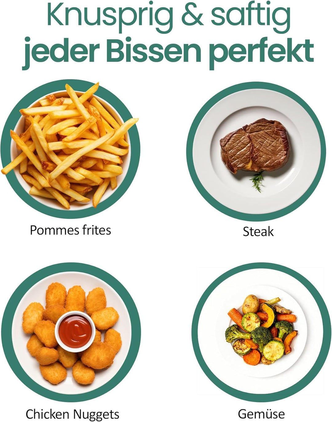 Emerio digitale DOPPEL Heissluftfritteuse AirFryer Frittieren mit heisser Luft ohne zusätzliches Öl