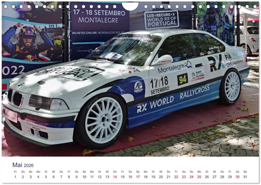 Rally Ikonen (Wandkalender 2026 DIN A4 quer), CALVENDO Monatskalender: Autos die Rallygeschichte sch