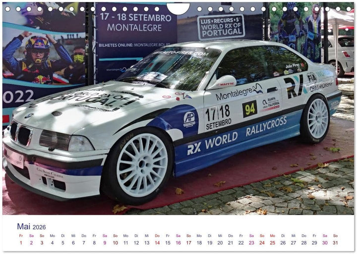 Rally Ikonen (Wandkalender 2026 DIN A4 quer), CALVENDO Monatskalender: Autos die Rallygeschichte sch