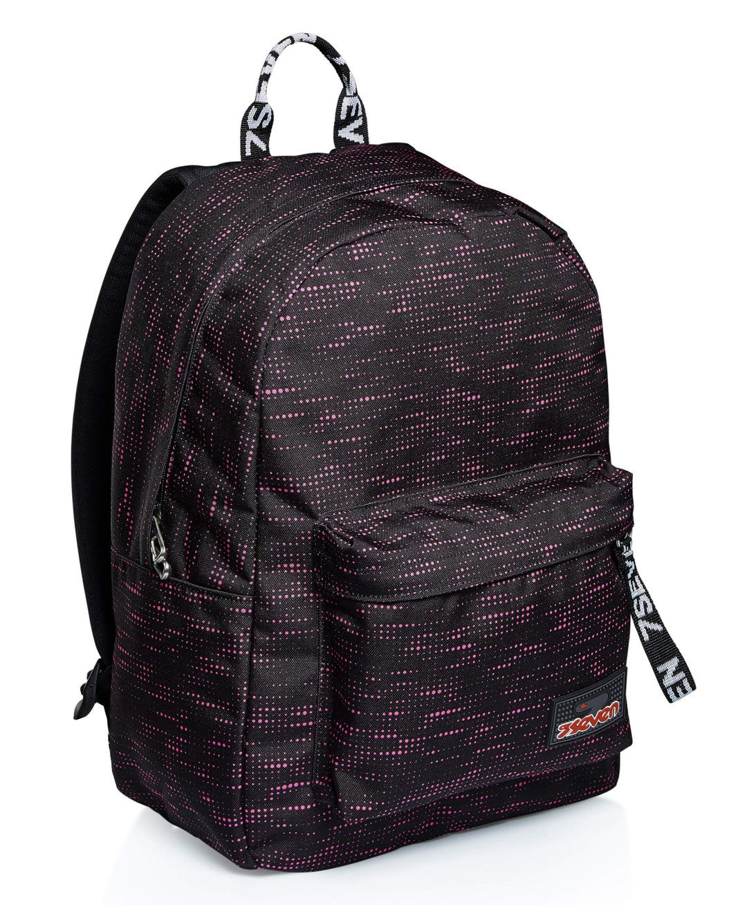 Seven Imusicpack Rucksack, Rosa, inklusive Stereokopfhörern, Schule und Freizeit Leuchtpink I, Leuch