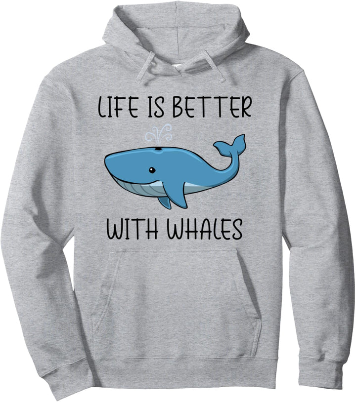 Leben mit Walen Ozean Natur Wildnis Pullover Hoodie