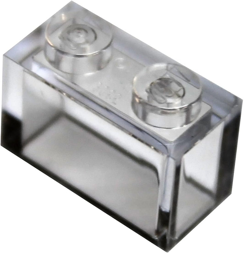 LEGO City - 50 transparent klar / durchsichtig Steine mit 1x2 Noppen