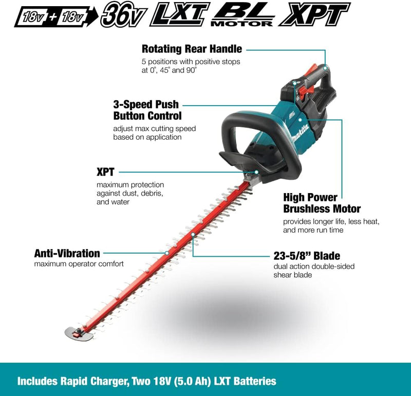 TAILLE-HAIE MAKITA 18 V LI-ION 60 CM (PRODUIT SEUL) - DUH602Z Single