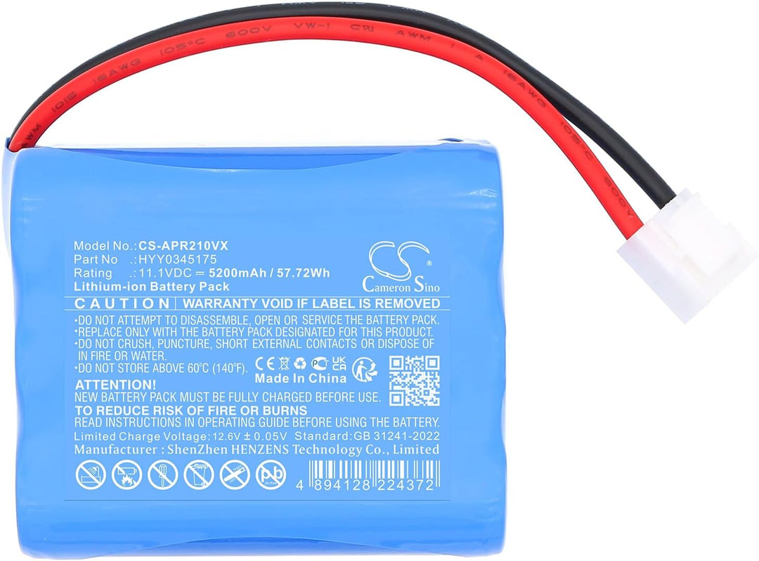 5200mAh Ersatzakku kompatibel mit Aiper SE Cordless Robotic Pool Cleaner, HYY0345175