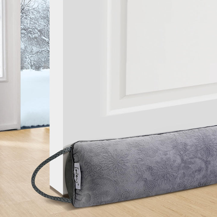fowong Zugluftstopper für Türen 97x10 cm, Türdichtung zugluftstopper Extra Schwere-Waschbar-Isolieru