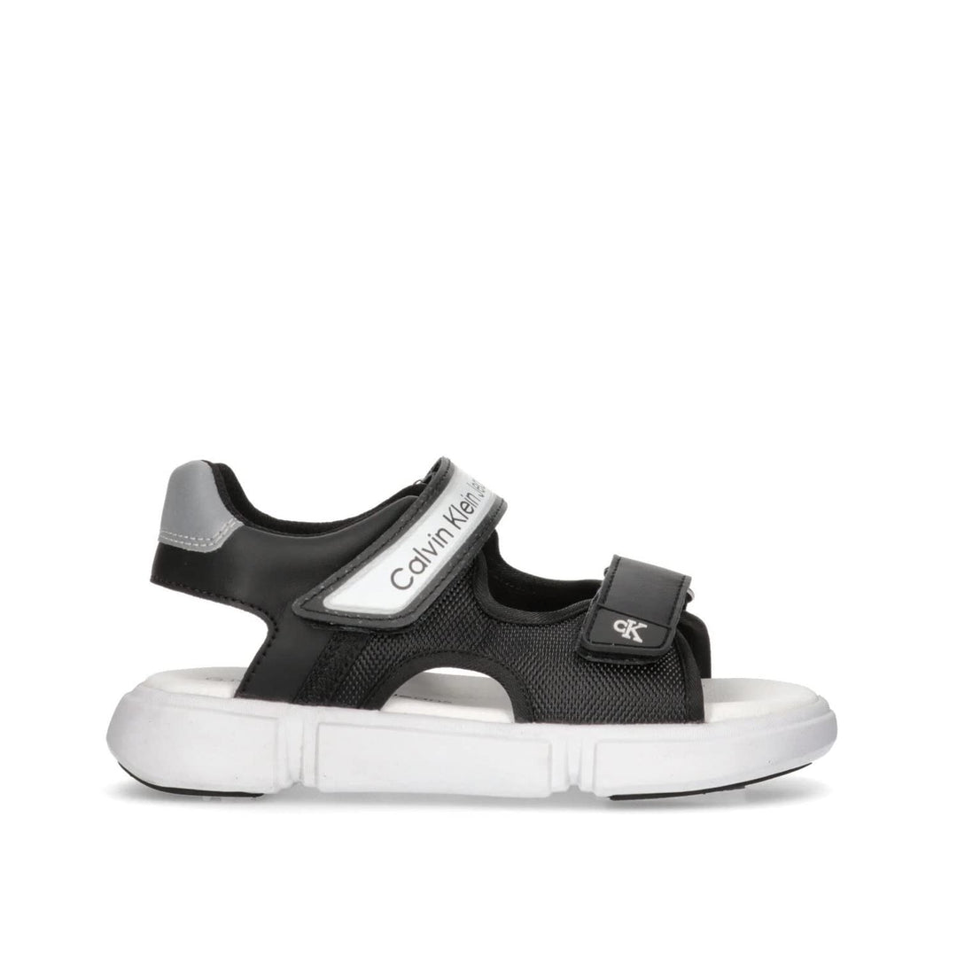 Calvin Klein Sandalo Nero da bambino V3B2-80614-999 33 EU Schwarz, 33 EU Schwarz