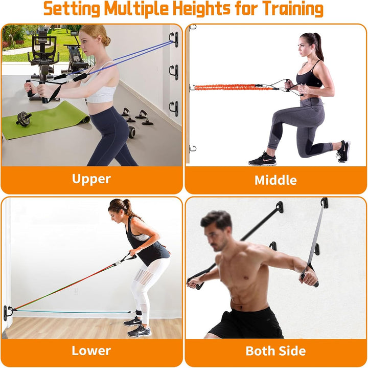 Fitness-Tau-Halterung 3 Stück, Wand & Decken Anker Workout Wandhalterung, Widerstandsband-Wandanker,