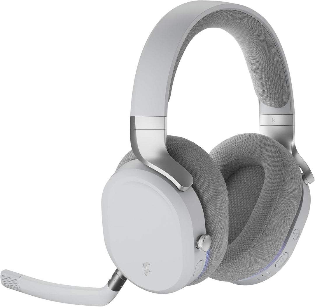 Fractal Design Scape Light - Wireless PC Gaming Headset - Abnehmbares Mikrofon mit Geräuschfilter –