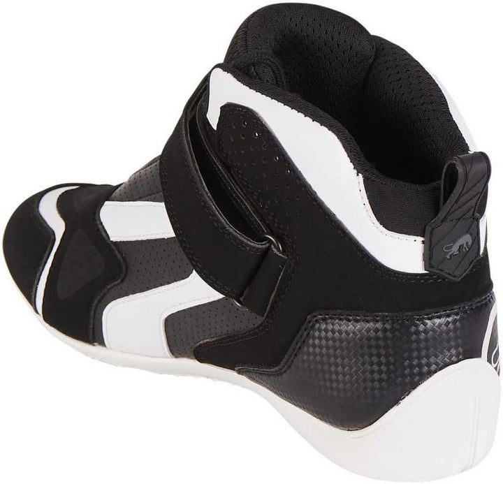 Furygan V4 Vented Motorradschuhe 39 EU Schwarz Weiss, 39 EU Schwarz Weiss