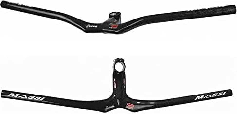 MASSI Sport und Outdoor X Carbon Lenker mit integrierter Leistung potencia 100mm Schwarz, potencia 1