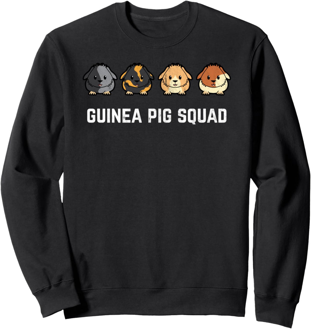 Lustiger Meerschweinchen Squad Haustier Nagetier Sweatshirt