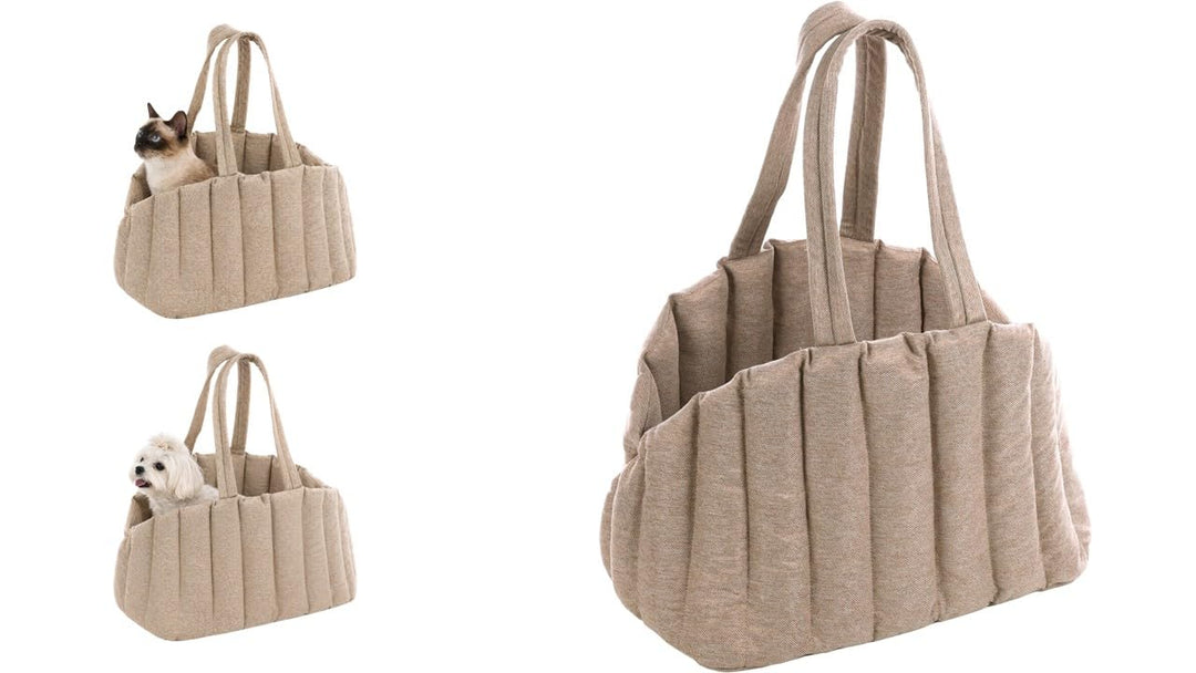 Flamingo Tragetasche Gladys BEIGE 58x32x34CM, Beige
