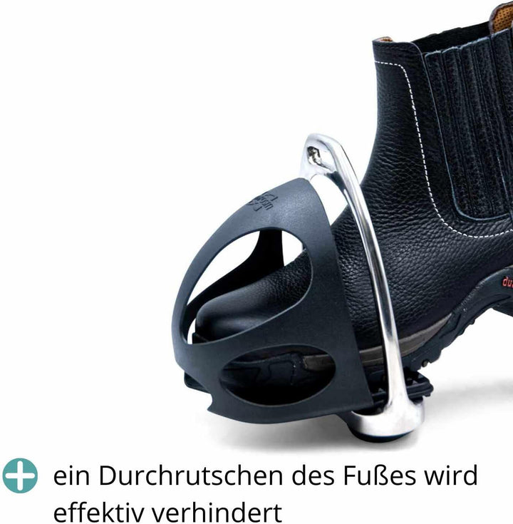 Steigbügeleinlage mit Durchrutschschutz 1 Paar = 2 Stück | Durchrutschschutz Steigbügel für Erwachse