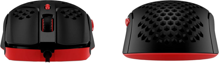 HyperX Pulsefire Haste Gaming-Maus – Ultraleicht, 59g, Wabenschale, Hex-Design, Hyperflex-Kabel, bis