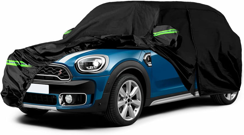 Autoabdeckung Passend für Mini Countryman F60(2017-2024), wasserdichte Vollgarage Autoplane mit Reis