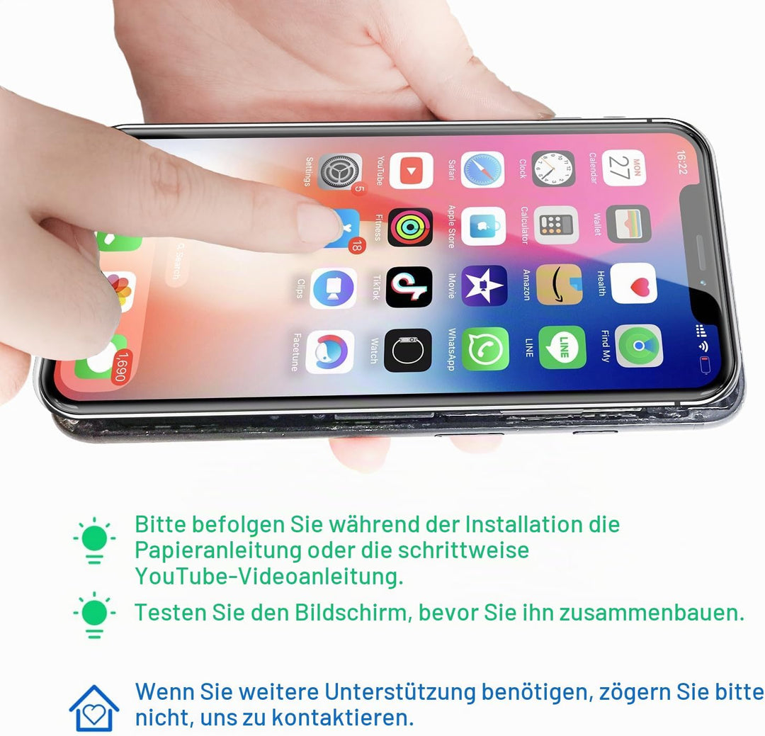 GOLDWANGWANG Display für iPhone 11 Bildschirm Ersatz 6,1 Zoll LCD Display 3D Touch Screen Digitizer