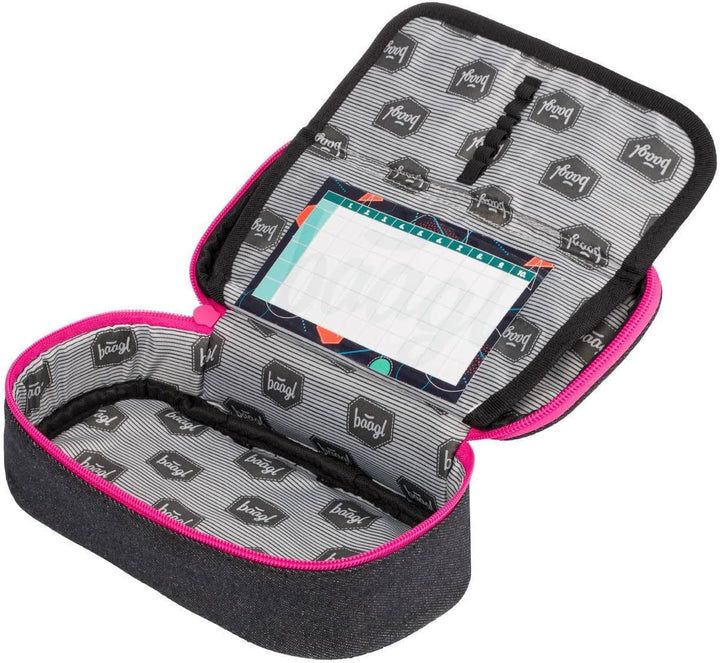 Baagl Federmäppchen Turnbeutel Set 2-teilig Mädchen Sportbeutel - Sneakers | Die Federtasche, das Et