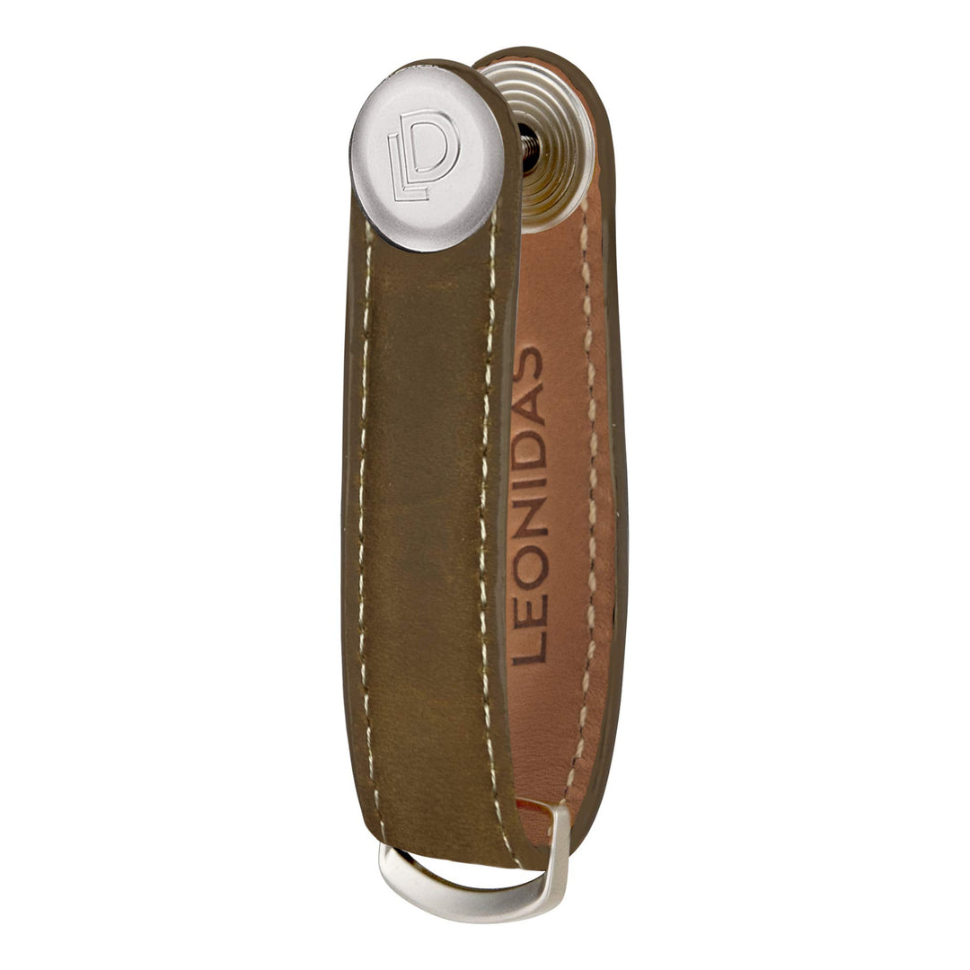 Leonidas Premium Leder Herren Schlüsselhalter Smart Key Organizer Luxus Schlüssel Etui Holder Schlüs