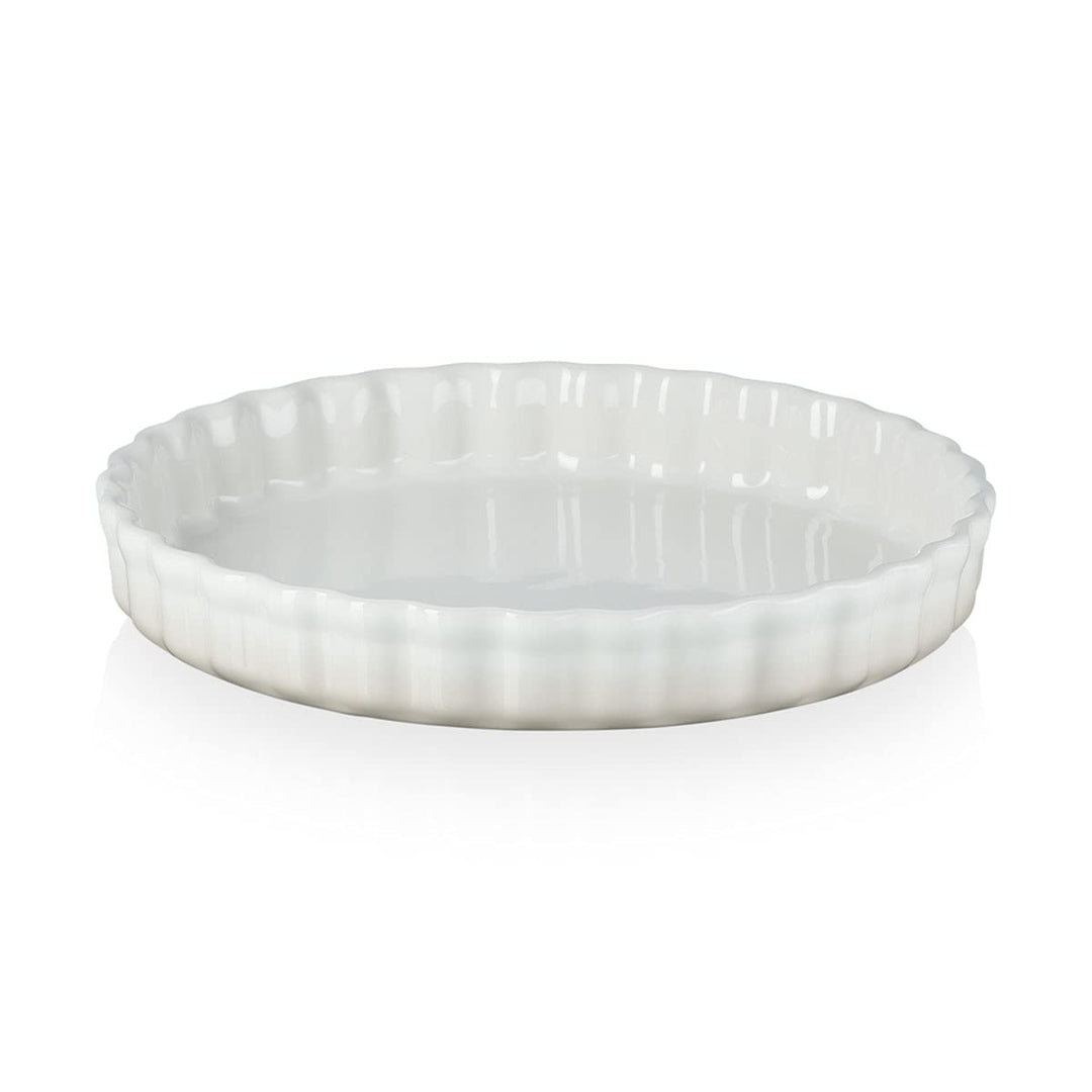 Le Creuset Tarteform aus Steinzeug, 28 cm, 2.1 Liter, Meringue, 71120287160001 Meringue 28 cm, Merin