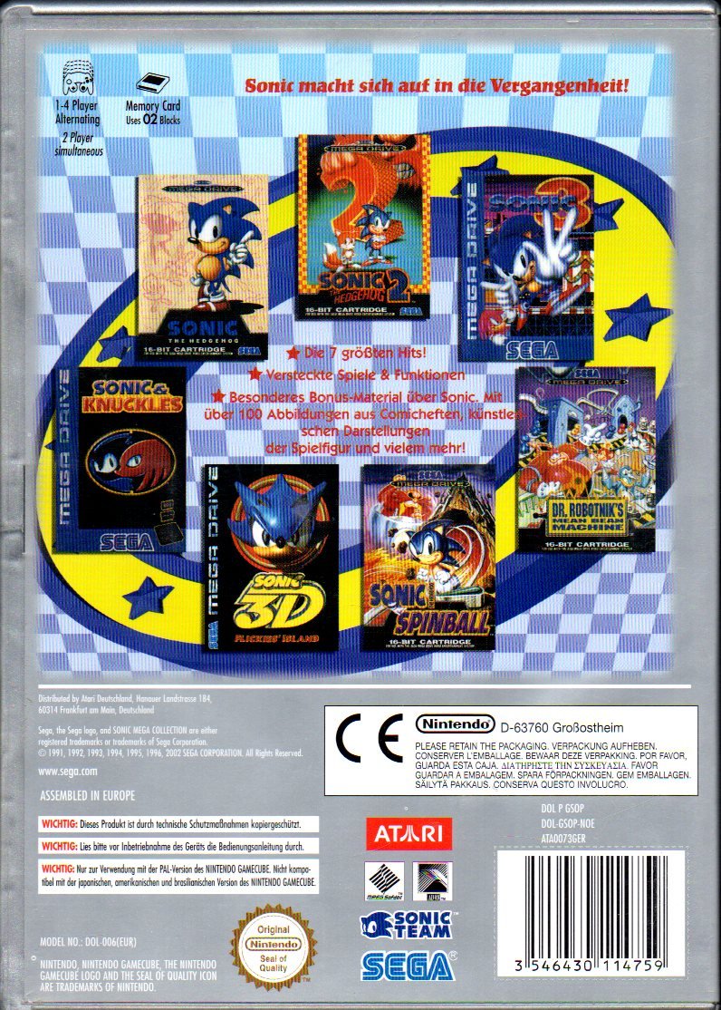 Sonic Mega Collection (Player's Choice)