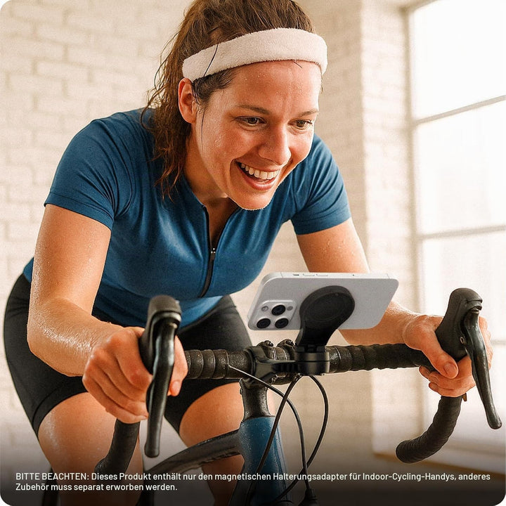 TUSITA Fahrrad Indoor Telefonhalterung Adapter für MagSafe Geräte Kompatibel mit Wahoo Fahrradcomput