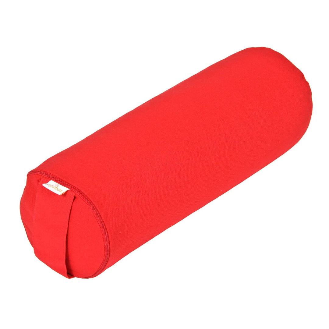 Yogabox Yoga Mini Bolster/Nackenrolle Basic rot, rot