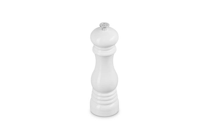 Le Creuset Salzmühle, ABS-Kunststoff, 6,2 x 6,2 x 20,8 cm, Keramik-Mahlwerk, Weiss, 96002000010000 S