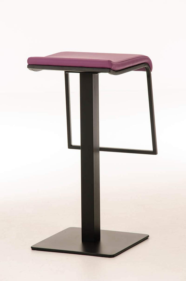 CLP Barhocker Lameng Kunstleder I Thekenhocker Mit Metallgestell Und Fussstütze I Sitzhöhe: 78 cm I