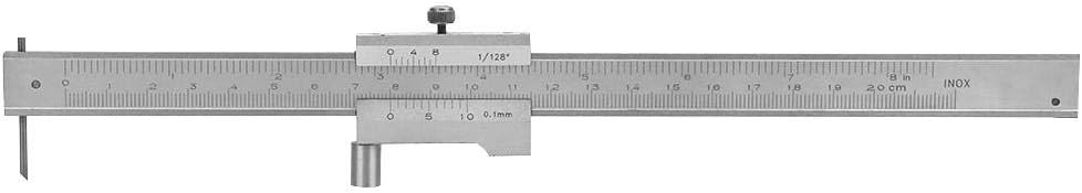 Messschieber, 0-200 mm Parallelmarkierungslehre aus Edelstahl + Messwerkzeug für den Markierungskopf