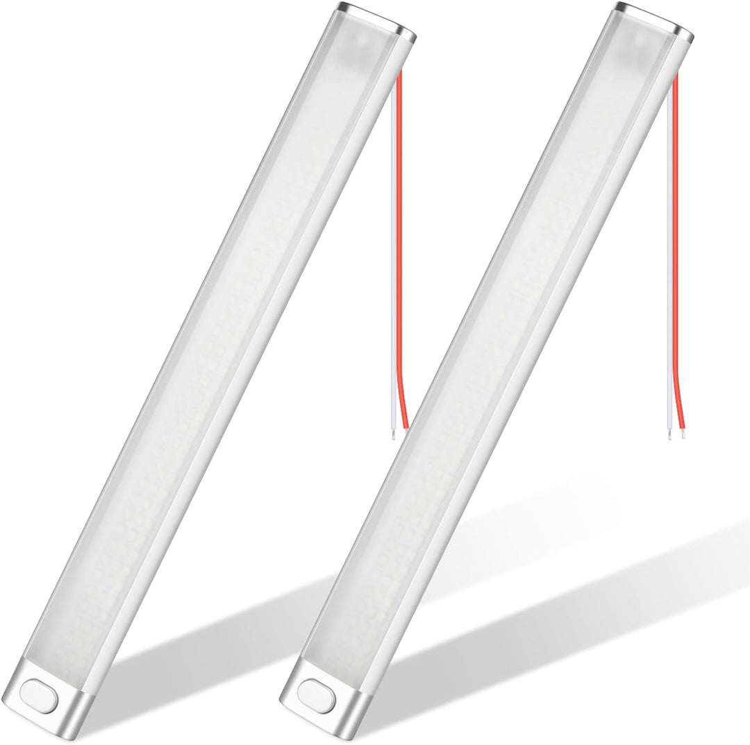 URAQT 120 LED Innenbeluchtung,2 Stück LED Leiste 1600LM 8W 12V Led Lampe Wohnmobil LED Innenlichtlei