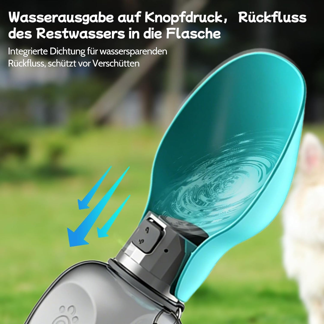 Hundetrinkflasche für unterwegs, Trinkflasche Hunde für Unterwegs | 800ML Trinkflasche Hunde Unterwe