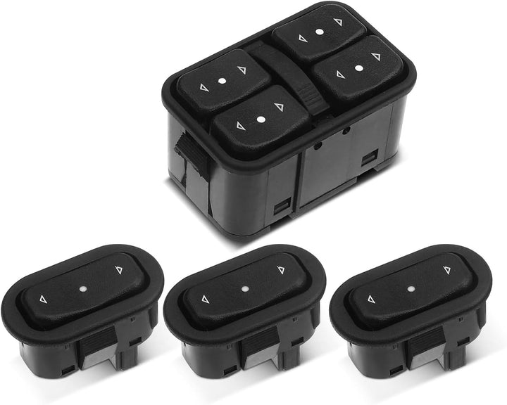 Frankberg 4x Fensterheber Schalteinheit Schalter Vorne Hinten Kompatibel mit Astra G 1.2L-2.2L 1998-