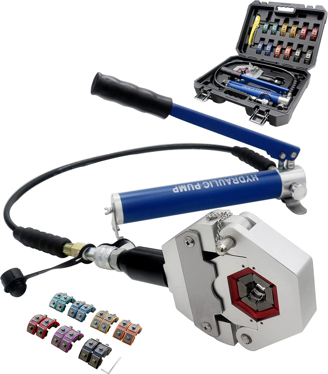 iGeelee Manuelle hydraulische A/C Schlauch Crimper Automotive A/C Schlauch Crimpwerkzeuge für BH Kli