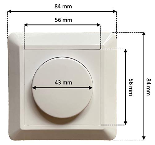 greenandco gc-200MCM digitaler Master Dimmer für LED und Halogen 1-200 Watt, mit bis zu 4 Bedieneinh