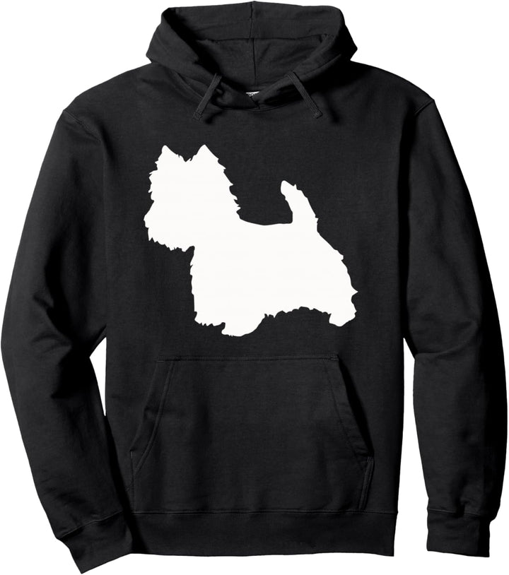 Westie-Hund, West Highland White Terrier Pullover Hoodie