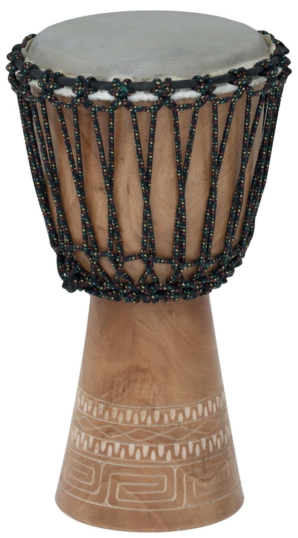 Kamballa 838016 Djembe (45 cm, diameter 8) Höhe 45 cm, Drm. 8", Höhe 45 cm, Drm. 8"