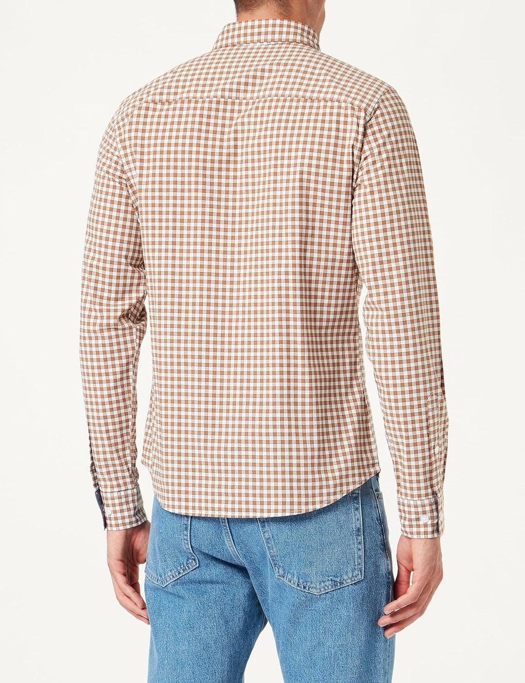 s.Oliver Slim: Karohemd aus Baumwollstretch 3XL Brown, 3XL Brown