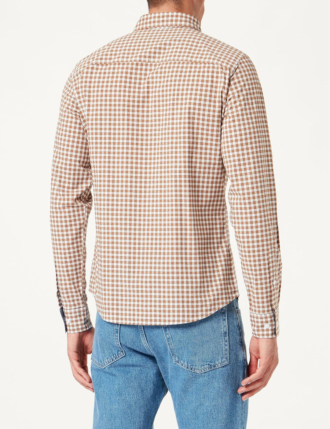 s.Oliver Slim: Karohemd aus Baumwollstretch L Brown, L Brown